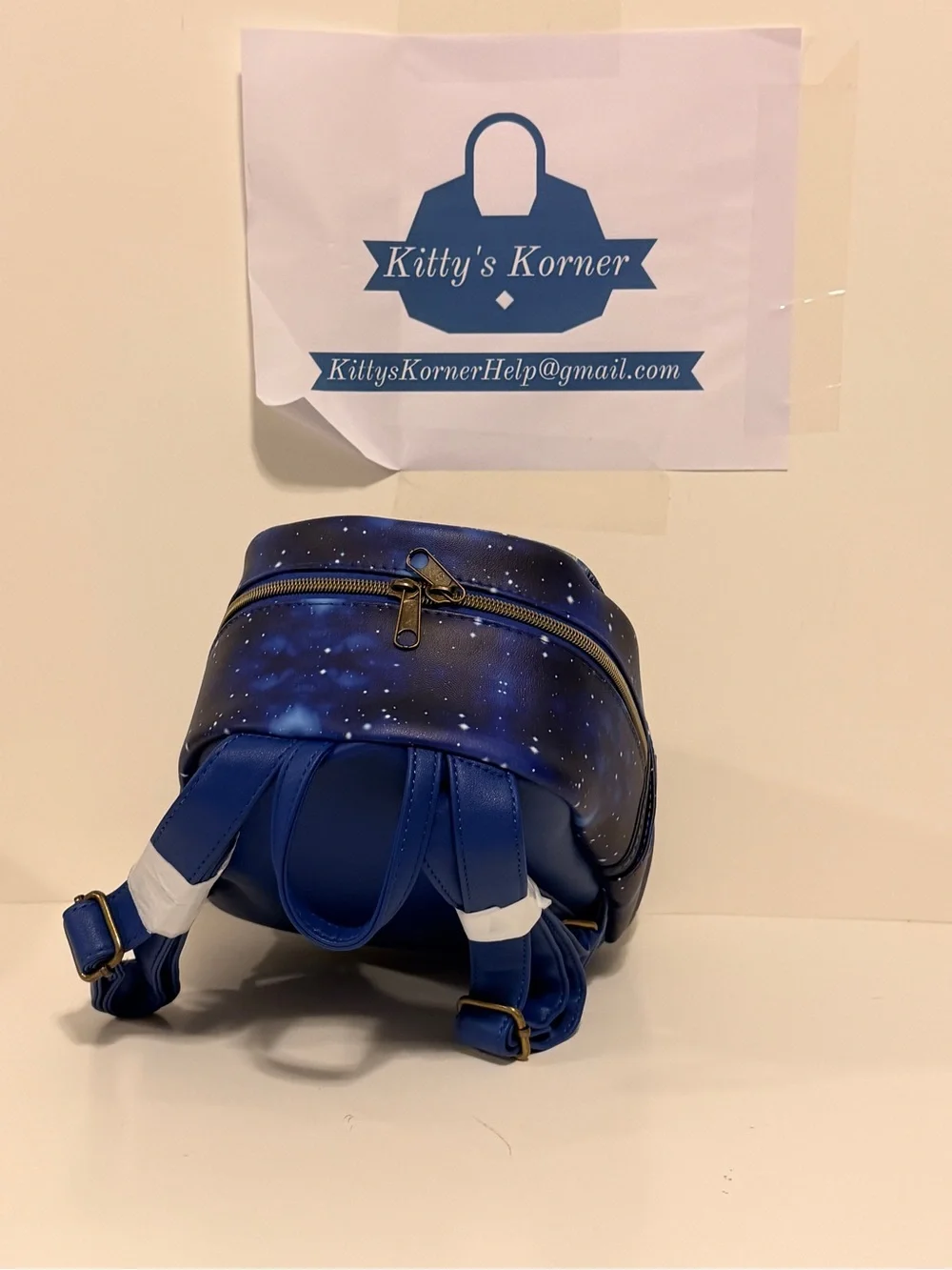 Disney Fantasia Sorcerer Mickey Mouse Backpack - Blue Stars